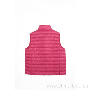 Ladies light padding vest jacket